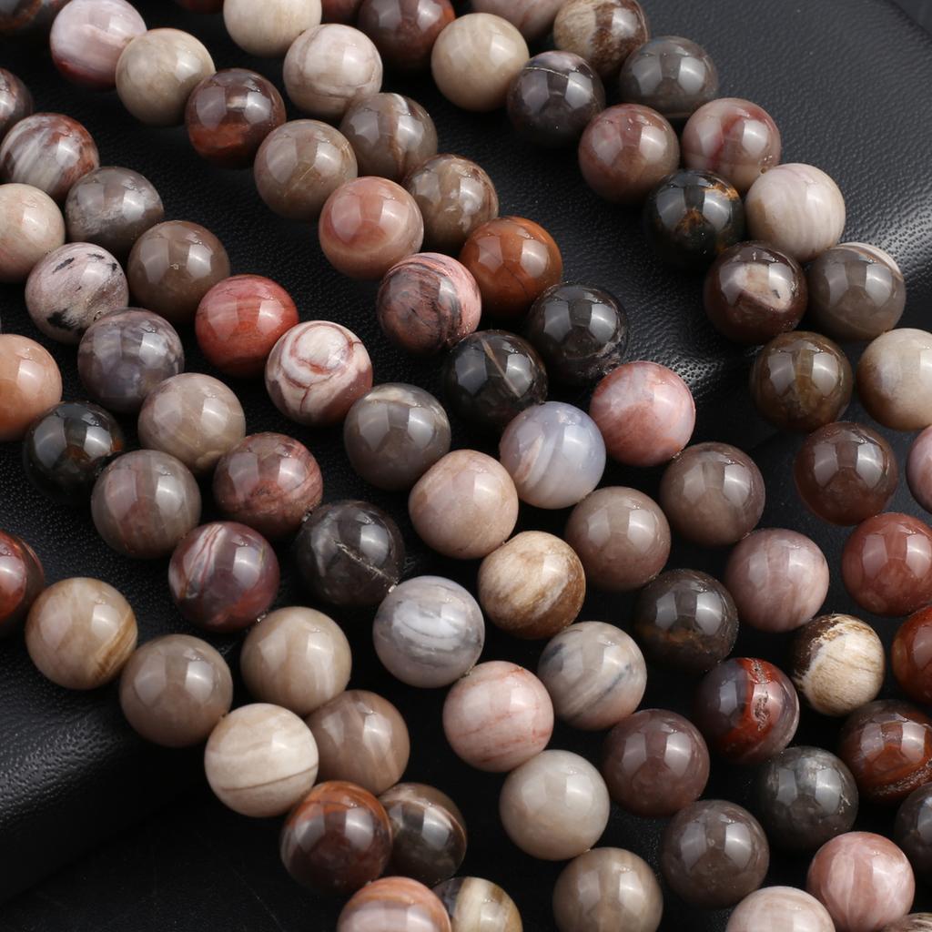 Isoaltion бусины из натурального камня индийского ископаемого дерева круглые бусины для изготовления ювелирных изделий DIY ожерелье серьги браслет аксессуар