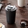 Stainless Steel Vacuum Insulation Cup with Silicone Lid Insulated Tumbler Travel Coffee Mug Leak Proof Reusable Double Walled Coffee Tumbler