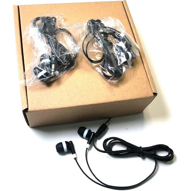 Wired Kids Earbuds Headphones 30 Pack Bulk Earbuds for Classroom School Students Multi Pack Earphones for iPad Laptop Chromebook PC