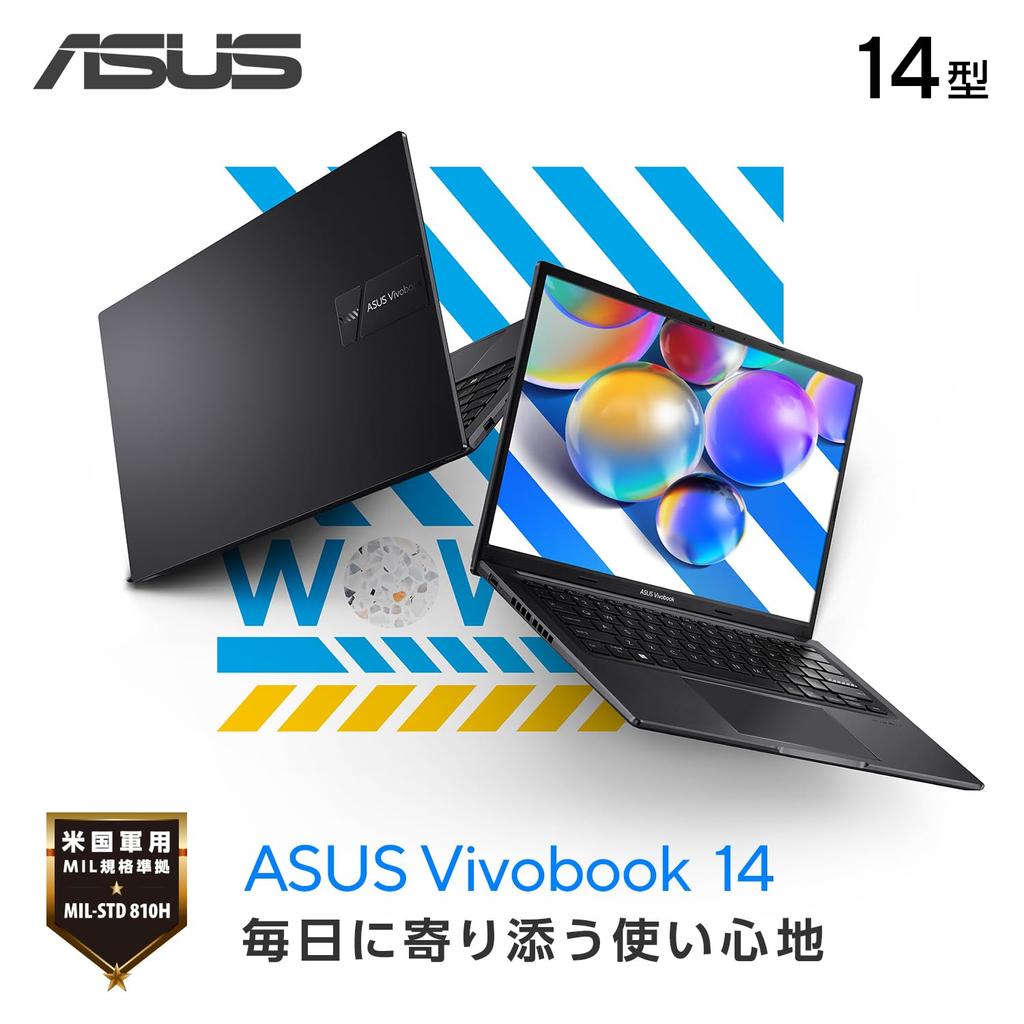ASUS Vivobook 14 X1405VA Intel Core I5 16GB 512GB WPS Windows Battery Indie Includes PC Game Pass Subscription 14-inch Laptop, 13420H, Memory, SSD,