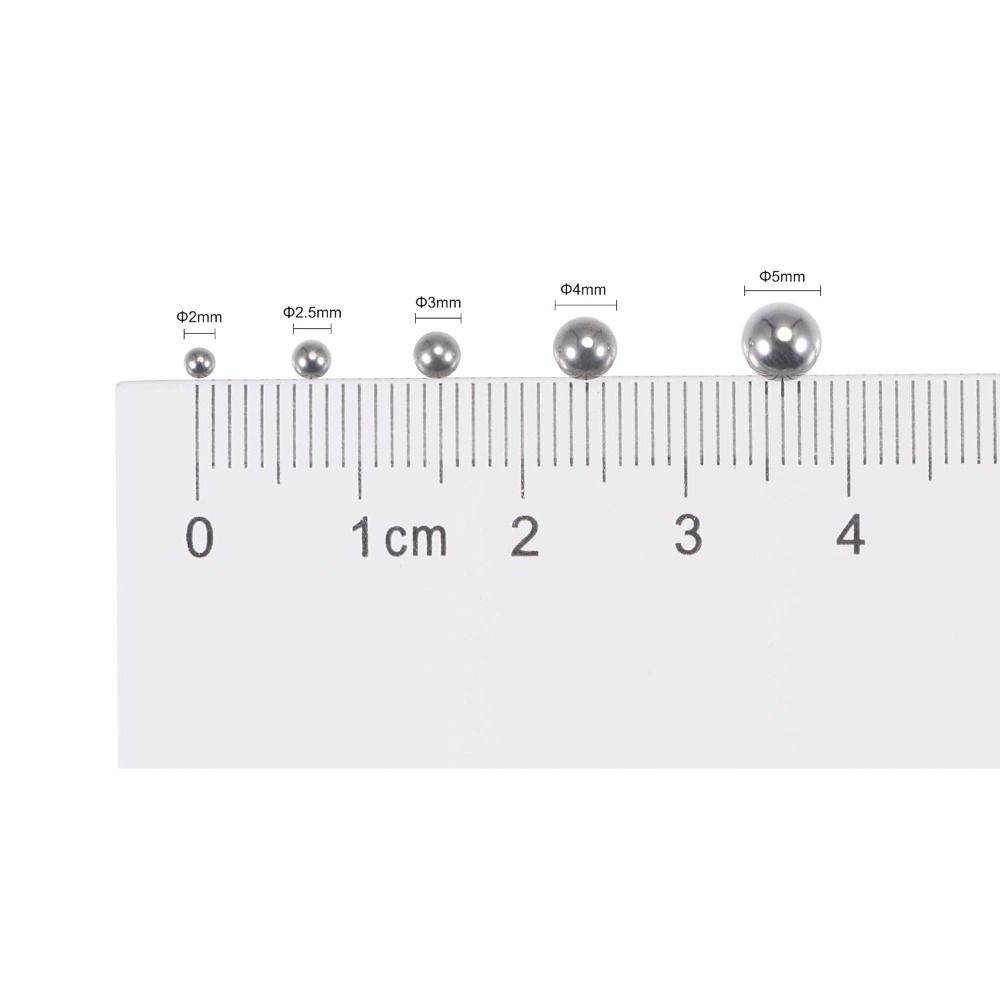 50 шт. 2,5/3/5/6 мм высокоточные шарики из нержавеющей стали 304, твердые бусины с ЧПУ, испытание на удар