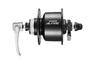 SHIMANO Динамо-втулка QR Center Lock Rotor EDHS501AL DH-S501 Черная, 36 отверстий, E2, 6В-3,0Вт, Совместимая, OLD 100мм,
