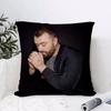 Constellation Series Cushion Cover Anti-dustmite Pillowcase Invisible Zipper Silky Short Plush Sofa Cushion Cover