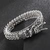 Dragon Head Animal Punk Men's Bracelet Stainless Steel Designer Cool Viking Trendy Heavy Jewelry Gift