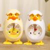 Plastic Eggshell Alarm Clock Cartoon Desktop Clock Home Decor Bell Alarm Clocks Great Gifts