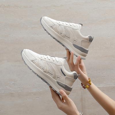 Ins корейская версия сетчатых папиных туфель для женщин весна 2025 новые дышащие женские студенческие спортивные туфли повседневная обувь для женщин EP923