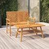 VidaXL 2-piece Garden Lounge Set Solid Acacia Wood 362235