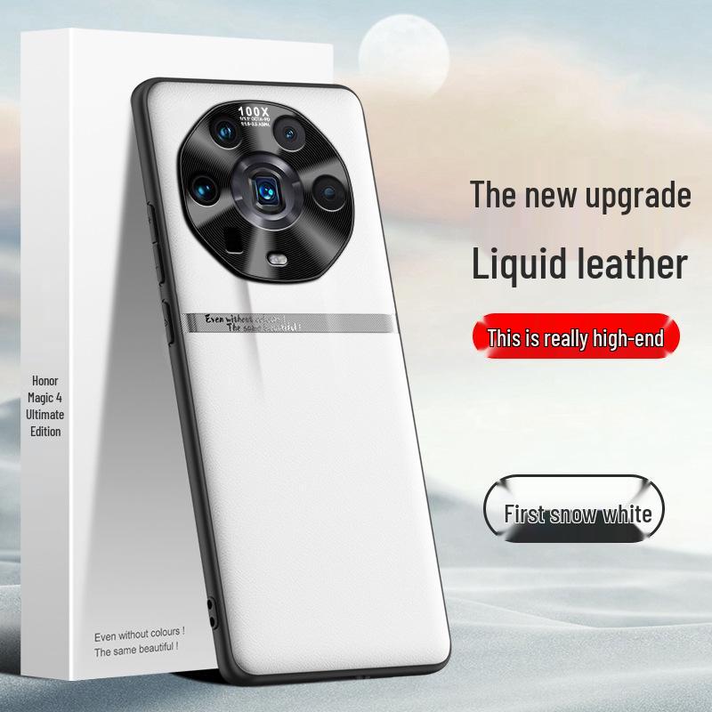 Совместимый кожаный чехол Honor Magic 4 Ultimate: Прочная, устойчивая к падениям, защита от попадания жидкости