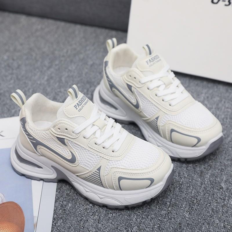 [Производитель] Универсальная платформа кроссовки для папы женские 2025 весенние спортивные туфли женские туфли сетчатые повседневные туфли