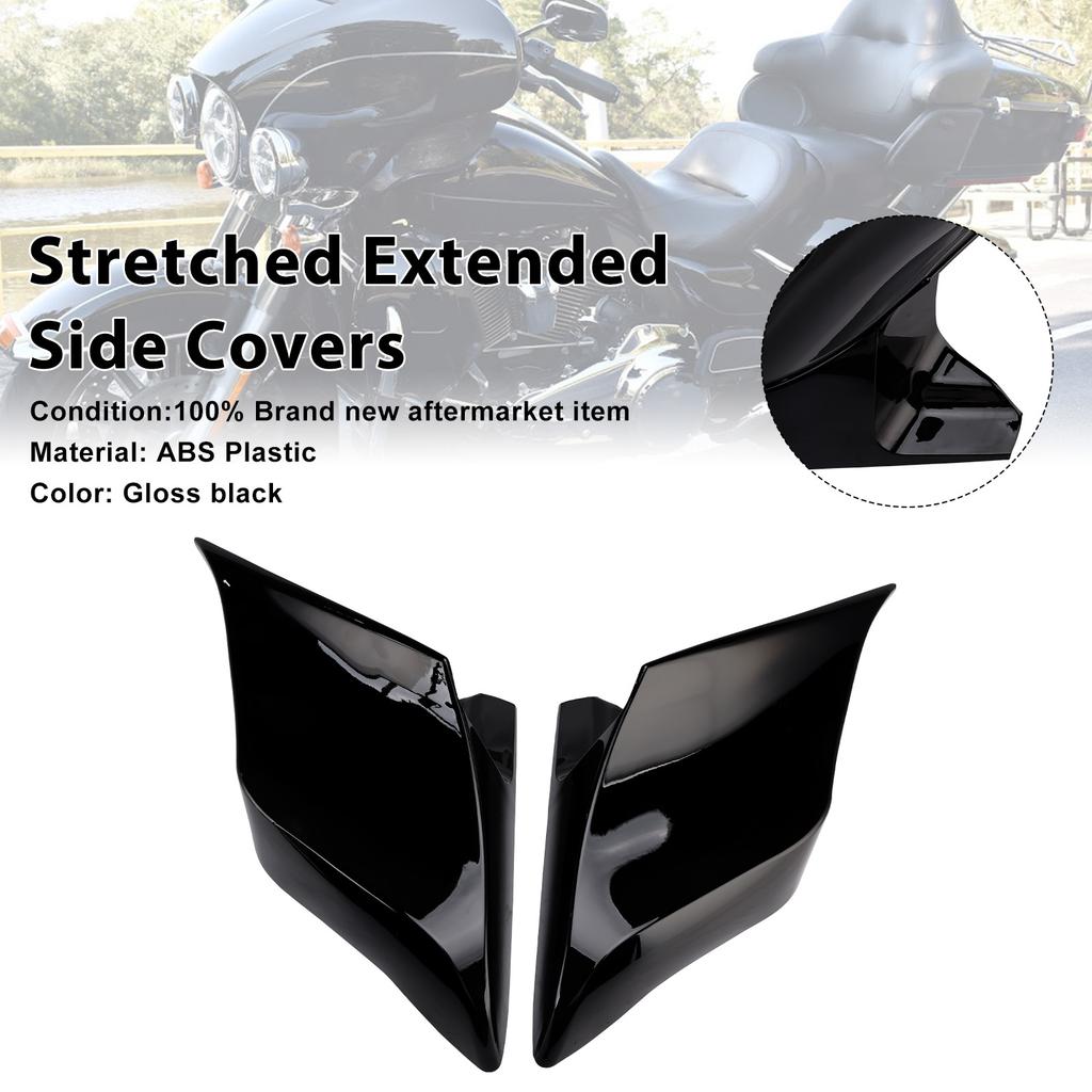 Stretched Extended Side Covers Set For Touring Road Glide King 2014-2022