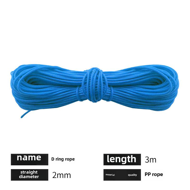 Многоцветный 3-метровый D-образный канат высокой плотности с высокой прочностью на разрыв для лука и стрел для стрельбы из лука