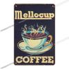 Coffee Vintage Signs Tin Metal  Art Iron Painting Decoration Cafe Pub Club Bar Retro Poster Wall Stickers Home Decor 20x30cm