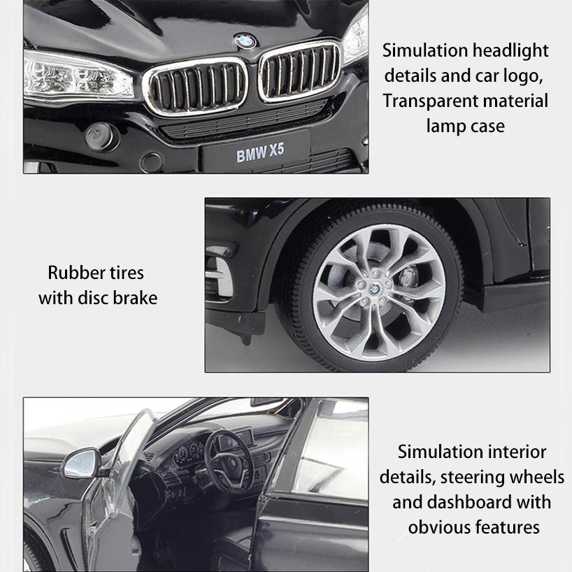 1/24 WELLY BMW X5 модель автомобиля из сплава, литая под давлением металлическая игрушечная модель автомобиля, высокая имитация, коллекция, детские подарки