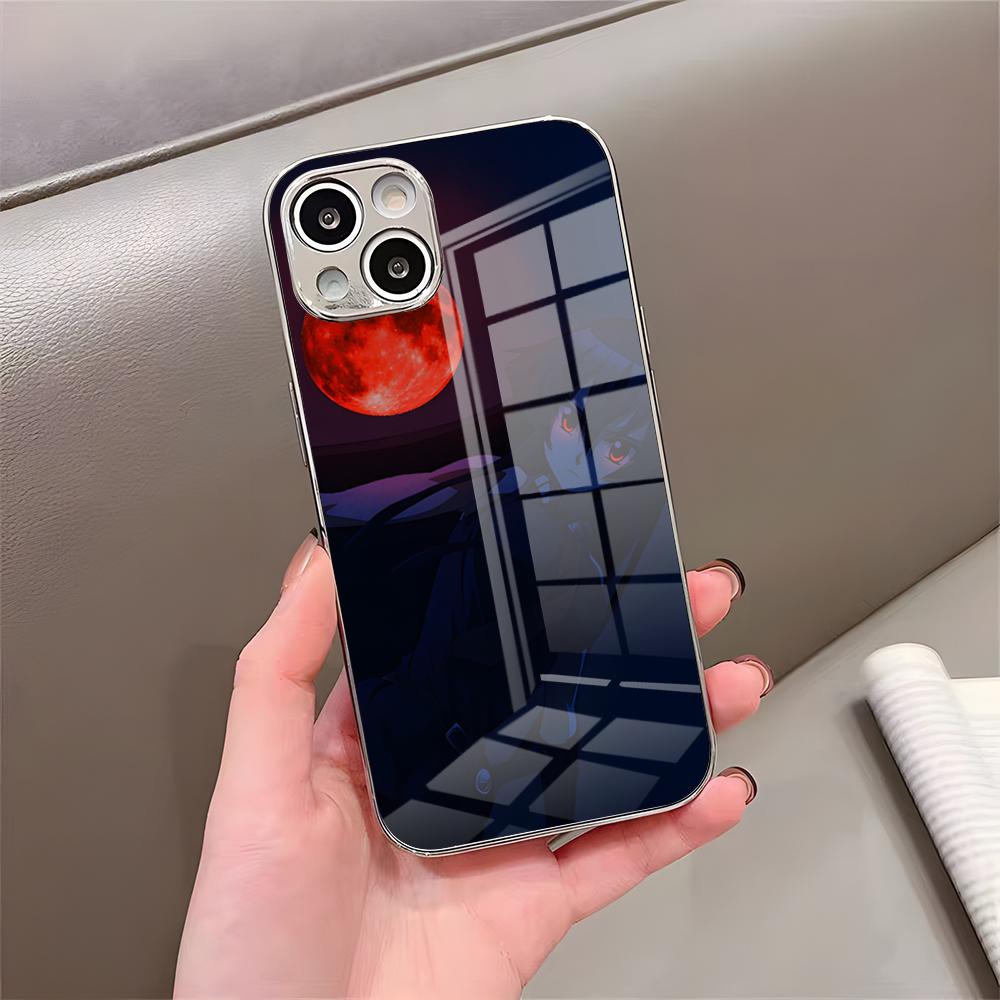 Чехол для телефона Akame Ga Kill для iPhone 17 Pro Max 15 Pro 16 14 Plus 12 13 Mini 11 Pro Ударопрочный Электрооцинкованный Стеклянный Чехол