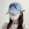 Casual Embroidery Baseball Hat Adjustable Women's Peaked Cap Fashion Bow Baseball Cap  Teenagers