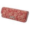 Inden H Glasses Case Deerskin Red X White Lacquer Grape Pattern [Indenya] 4206-13-120