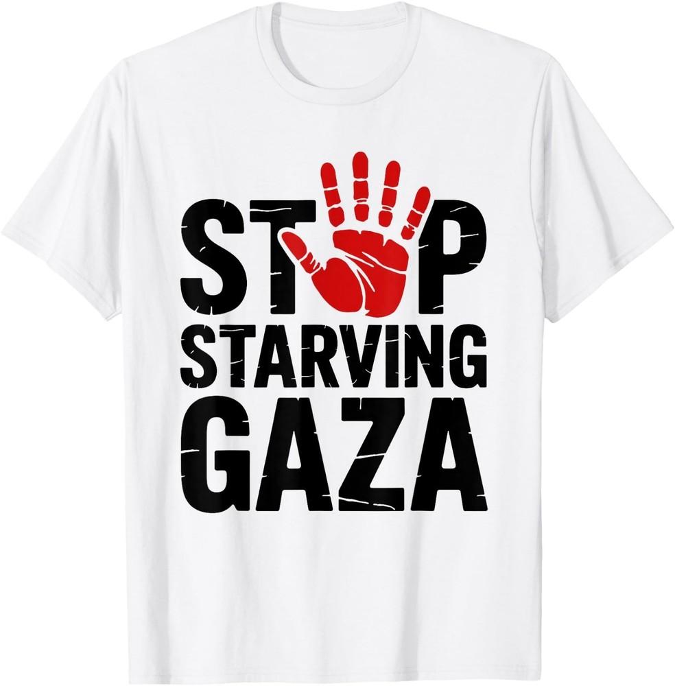 Stop Starving Gaza, Save Children Unisex T-Shirt
