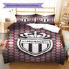 AS Monaco Pattern Bedding Set Quilt Cover Pillowcase Home Decor Gift (1 * duvet cover + 2 * pillowcase, without core)