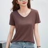 Women's Summer Modal Ice Silk Short-Sleeve Round Neck T-Shirt