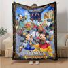 Custom 1pc Goofy's Starry Night Blanket, Soft And Comfortable Blanket, Casual Warm, Camping Travel Blanket, Birthday Gift Q910131