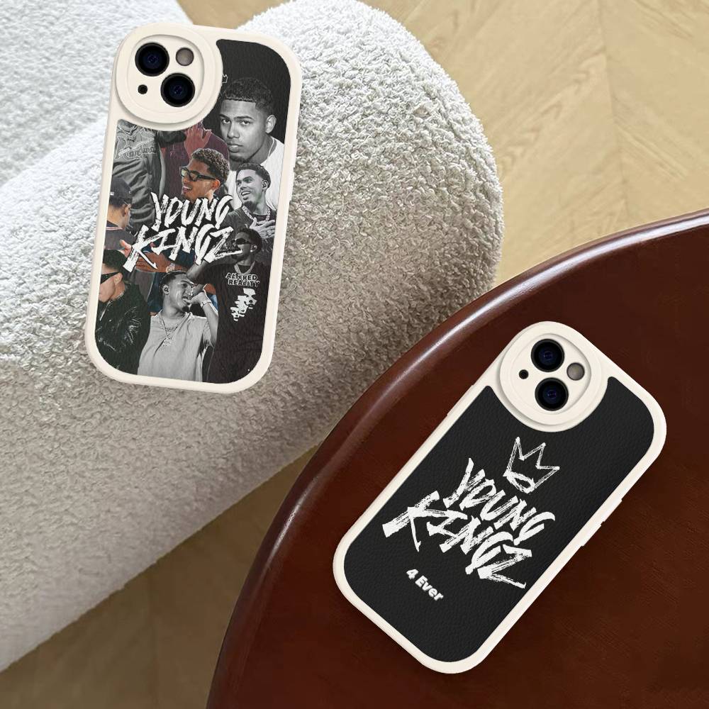 Myke Towers Rapper Phone Case For IPhone 16 15 14 13 12 11 Pro Max Plus Leather Soft Cover