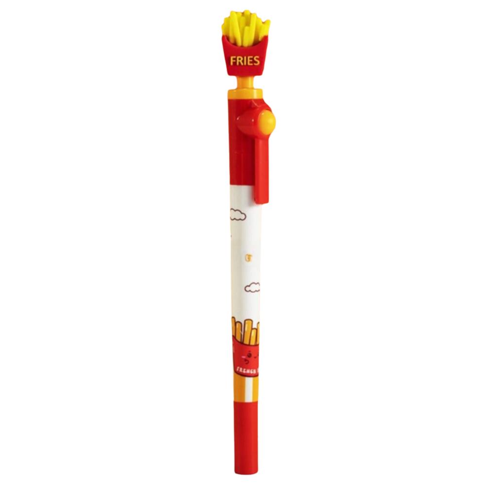 1/4 pcs Quick-drying Hamburger Gel Pen 0.5mm Black Pen Fashion Press Pen Student
