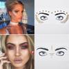 1 Stk наклейки для татуировки на лице, точечные наклейки для переноса воды, блестящие наклейки для глаз, веснушки, горячее золотое лицо, паста для глаз, индивидуальное украшение