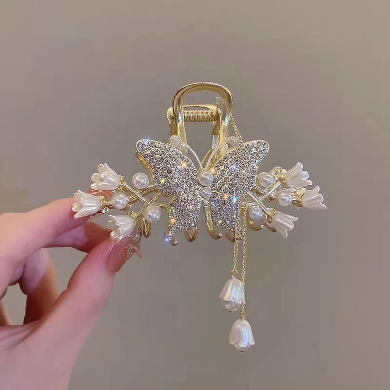 Премиальная металлическая заколка для волос «Акула» для женщин - Большая летняя заколка для волос, Уникальный дизайн