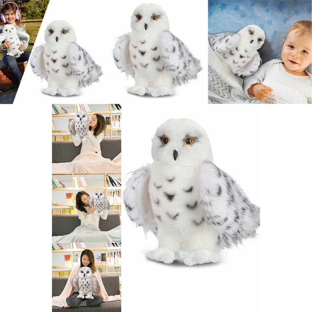 Whimsical Wizard Snowy Owl Plush Toy Huggable Stuffed Animal Ideal For Christmas