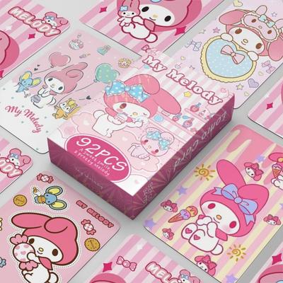 Товары-фотокарточки Sanrio LOMO Иллюстрация Фотокарточка 60 шт. + Мини-наклейки 32 шт., My Melody, 1 шт.