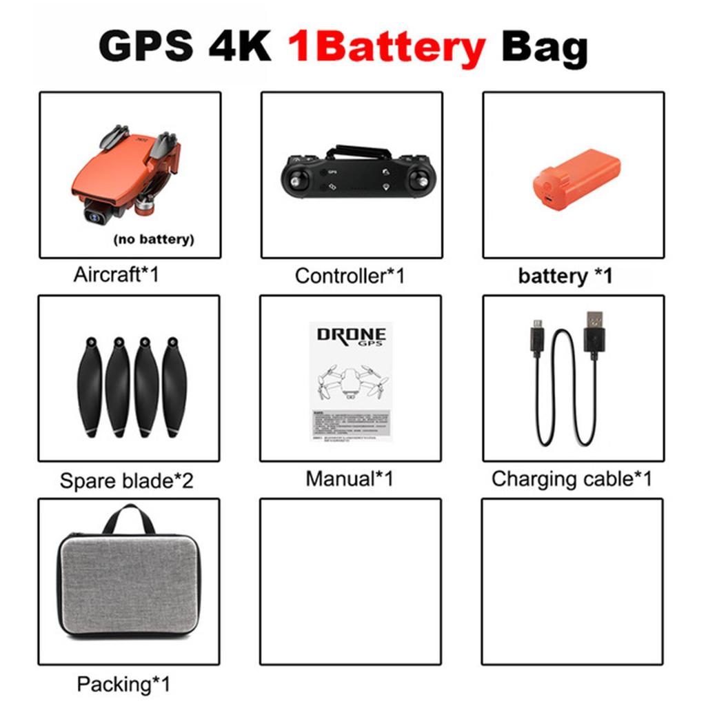 SG108 drone 4k HD with Camera 5G WiFi GPS drone brushless FPV Drone RC 1KM