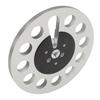 1 4 7-дюймовая пустая катушка для магнитной ленты Профессиональная металлическая намоточная катушка с 11 отверстиями, устойчивая к ветру, для записи NAB Серебристая