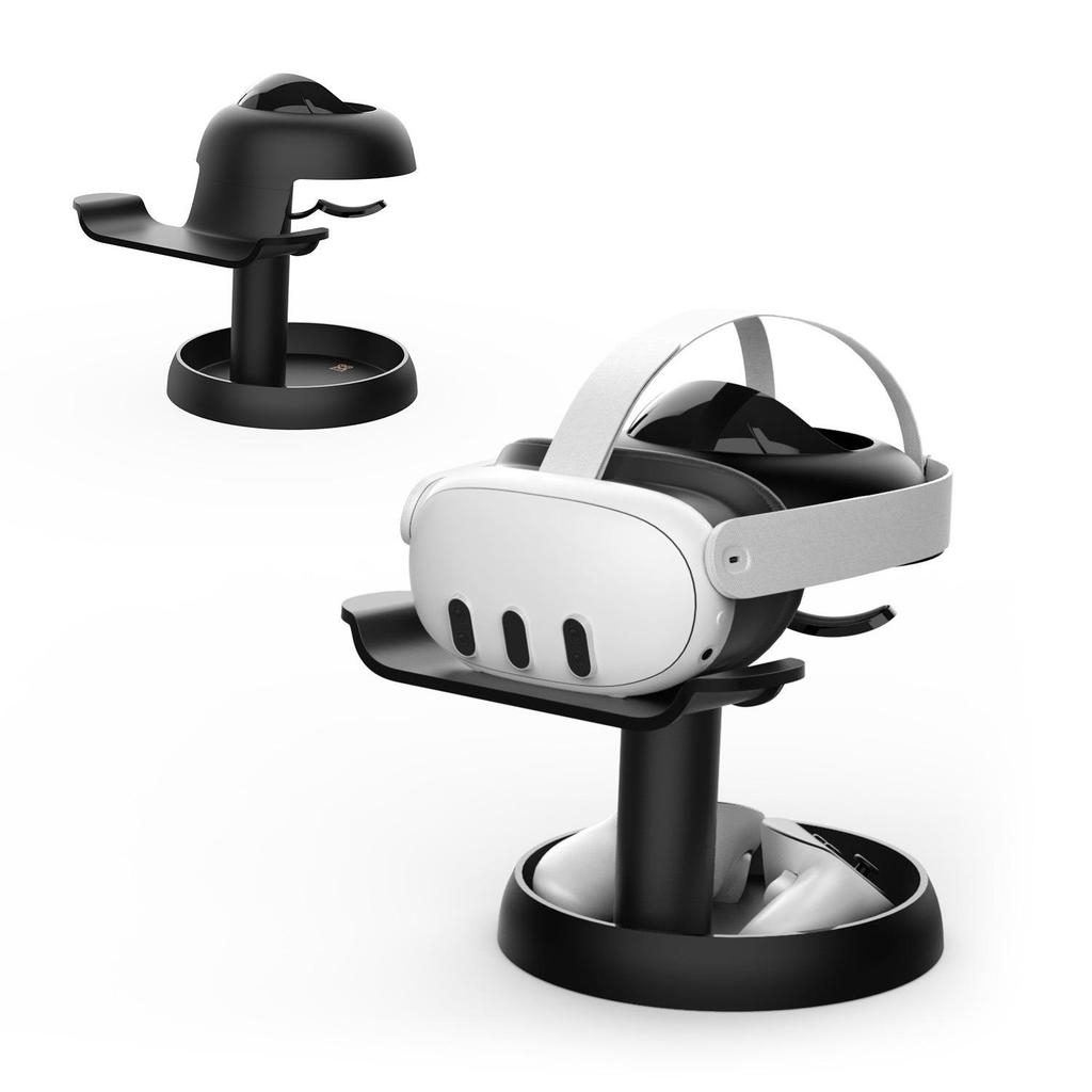 For VR Stand Headset Display and Controller Holder Mount Station For Meta Quest 3 / Quest 3S / PICO 4 / PICO 4 Ultra Stand