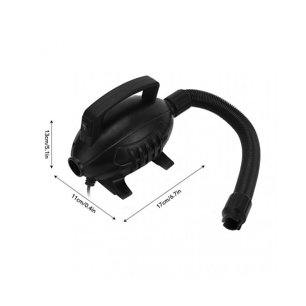 Electric Air Pump 600W High Efficiency Low Noise Inflation Pump with 5 Nozzles for Inflatable Mattress Bed Swim Ring EU Plug 220-240V
