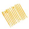 Clay tool with plastic clay knife for children's creation of soft clay clay double-headed pottery tool2sets-yellow