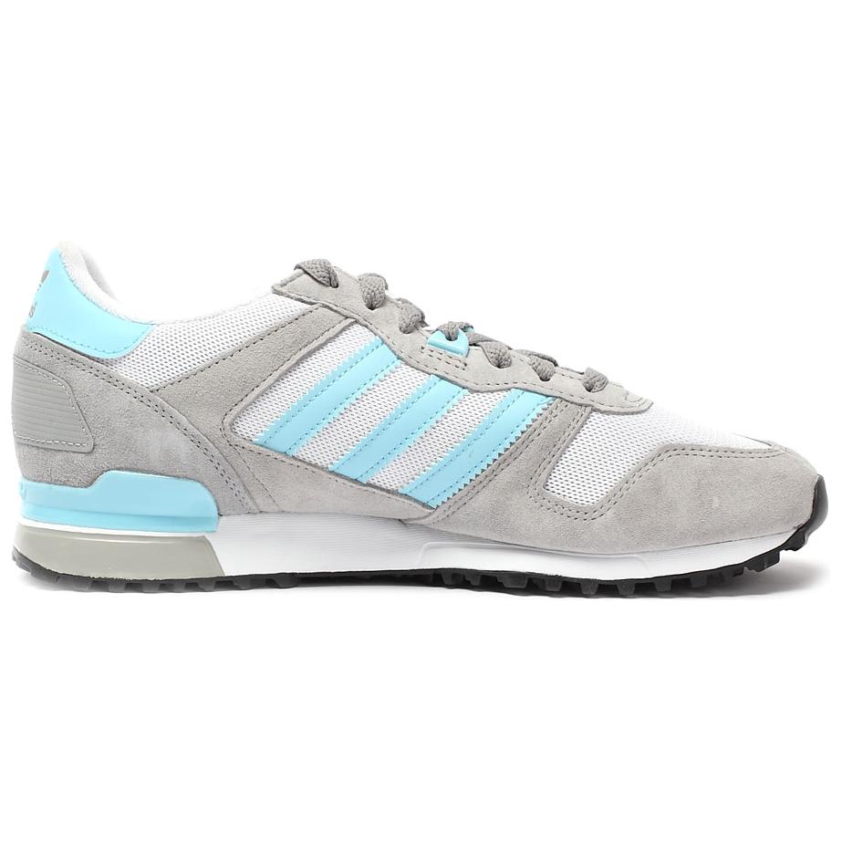 Adidas Originals ZX 700 Slip Resistant Abrasion Resistant Low top Casual Shoes Unisex Gray M19393