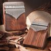 Kalimba 21 Keys Note Black Walnut 17 Keys Kalimbas Sound Therapy Musical Keyboard for Initiants Portable Healing Thumbs Piano Scale Music Instruments