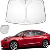 Windshield Sun Visor Foldable Sun Shade Cover For Tesla Model Y Juniper/Model3 Highland Front Window UV Protection 2025-2025