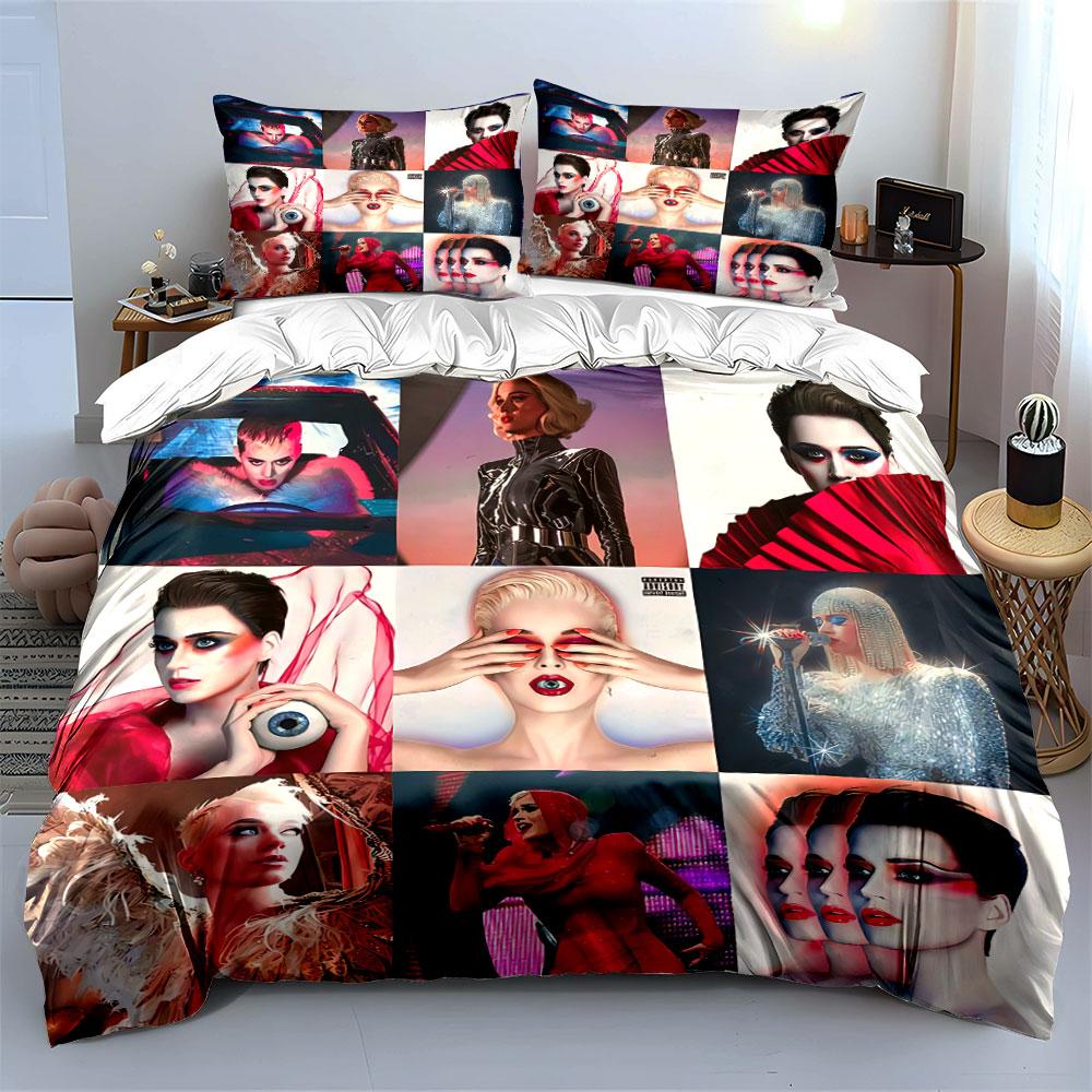 Bold Artistic Fashion Collage Bedding Duvet Cover Set Duvet Cover Pillowcases (1*Duvet Cover 2*Pillowcases, without duvet insert)