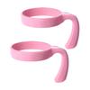 2 Pcs Tumbler Handle Attachment Ergonomic Grip Anti Slip Car Cup Holders BPA Free Travel Mug Handles for 20/32oz Tumbler Cup Accessories
