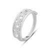 Silver Ring with Cubic Zirkonia, Product Weight 2.18 G (2144595)