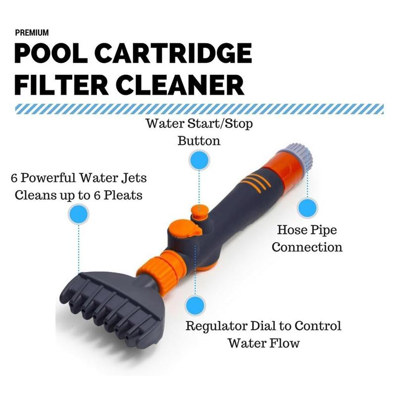 Щетка для очистки фильтра, фильтр для воды, инструмент для крепления шланга, картридж для бассейна, очиститель фильтра