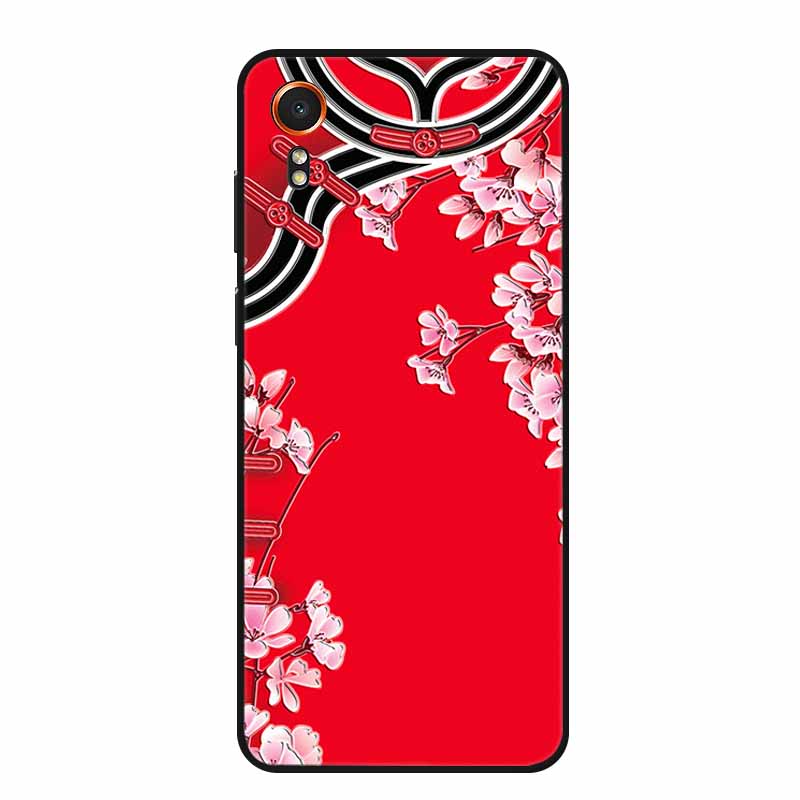3D Тисненый Чехол Для Samsung Galaxy Xcover7 Чехол Для Телефона Рельефные Цветы Мягкий Силикон Задняя Крышка Для Samsung Xcover 7 Чехол Оболочка Сумка