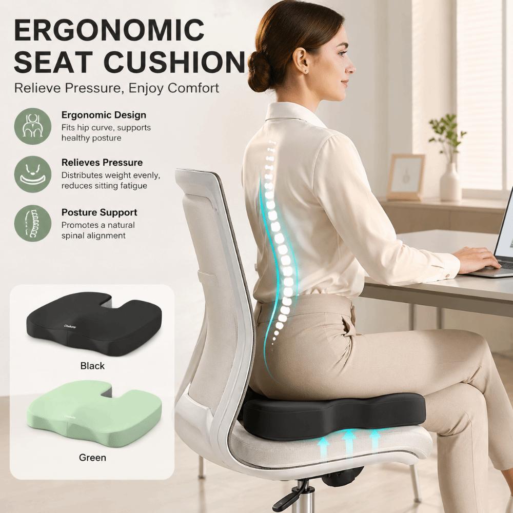 Orthopedic Support Ergonomic Seat Cushion Pressure Relief Chair Pillow Student Chair