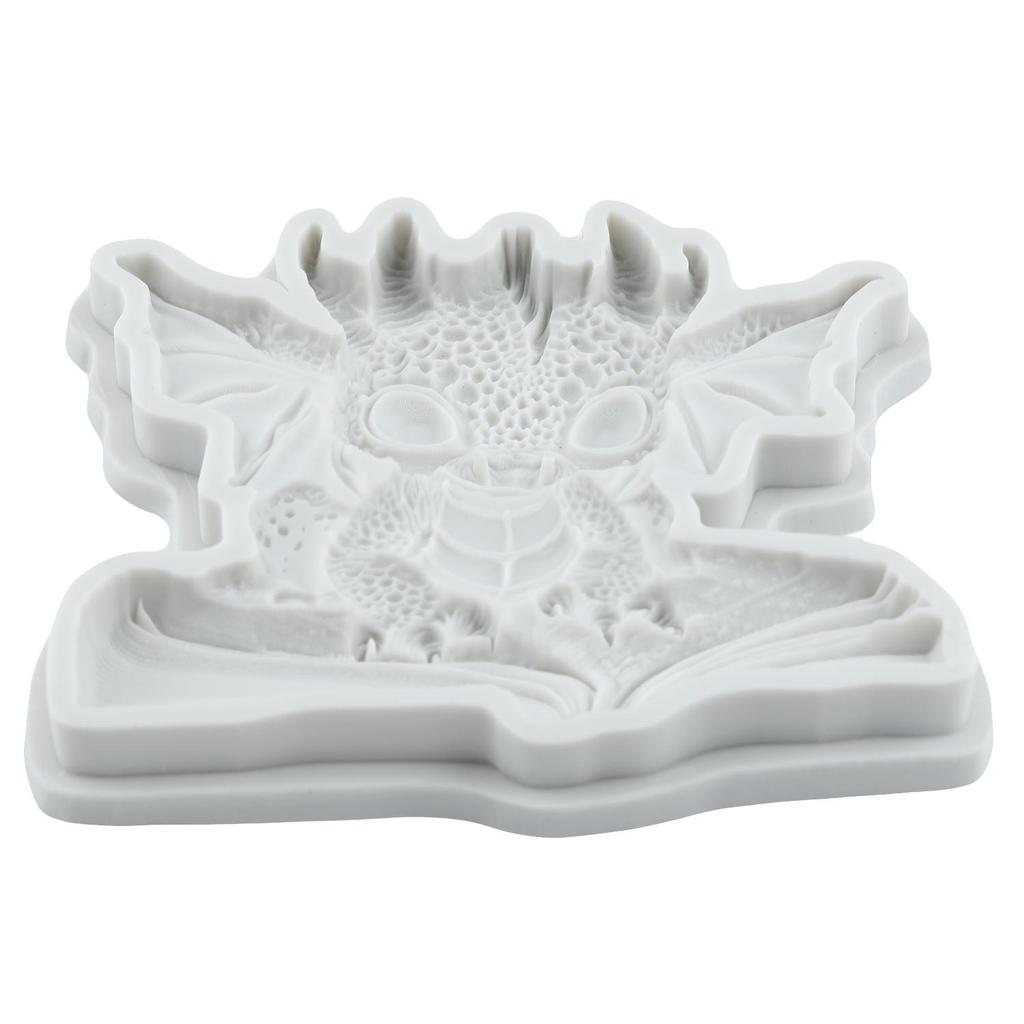 Cartoon Dragon Silicone Molds Animal Dragon Fondant Mold Cake Decorating Tools Cupcake Topper Chocolate Candy Craft Gum Paste Polymer Clay