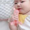 Силиконовые грызунки для детей, грызунки для кормления, подарки для новорожденных, мультяшные кролики, грызунки для прорезывания зубов, жевательная игрушка для младенцев
