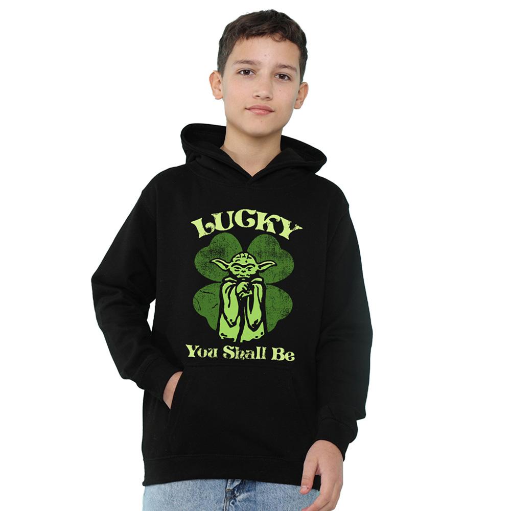Star Wars Childrens/Kids Heather St Patricks Day Hoodie