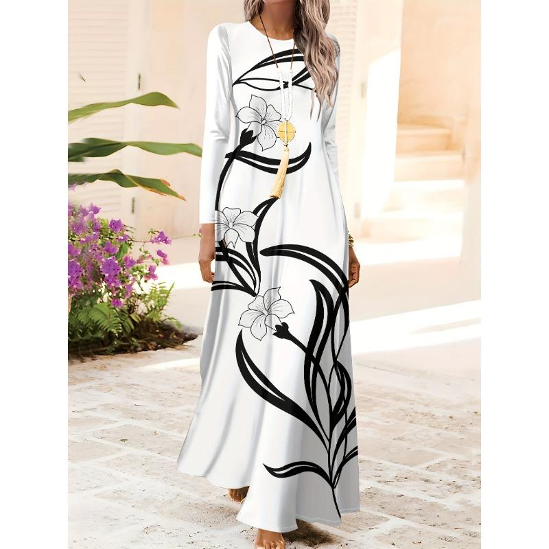 All‑Match Ladies Floor‑Length Dress