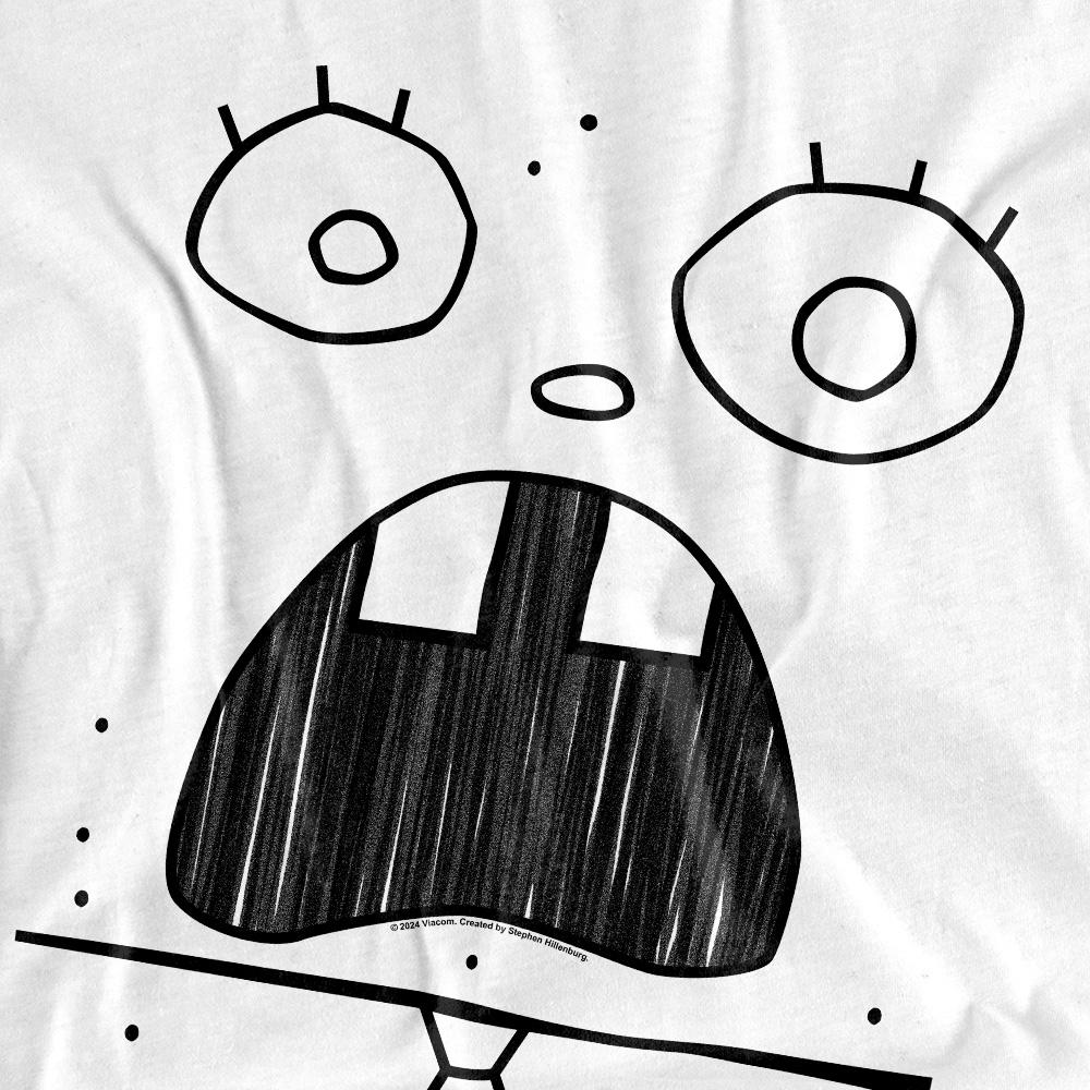 SpongeBob SquarePants Unisex Adult Doogle Face T-Shirt