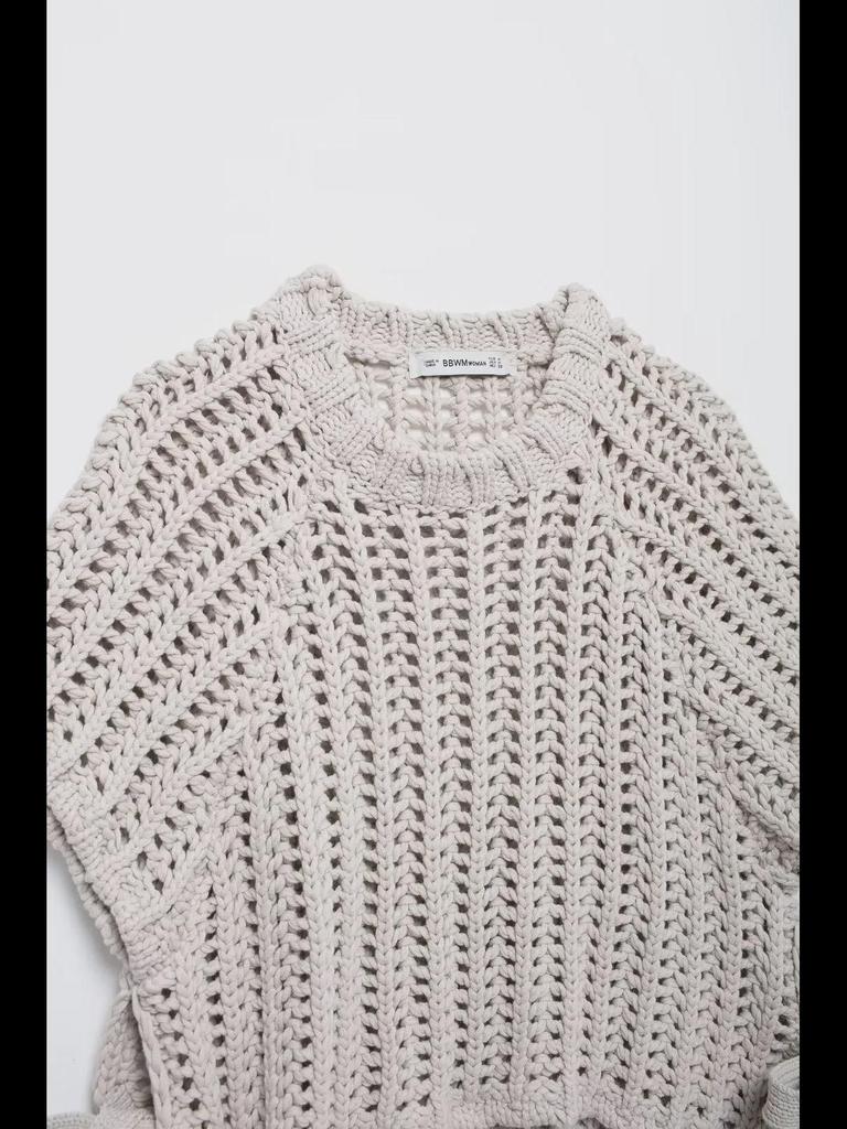 Women's European-American Style Knitted Sleeveless Vest